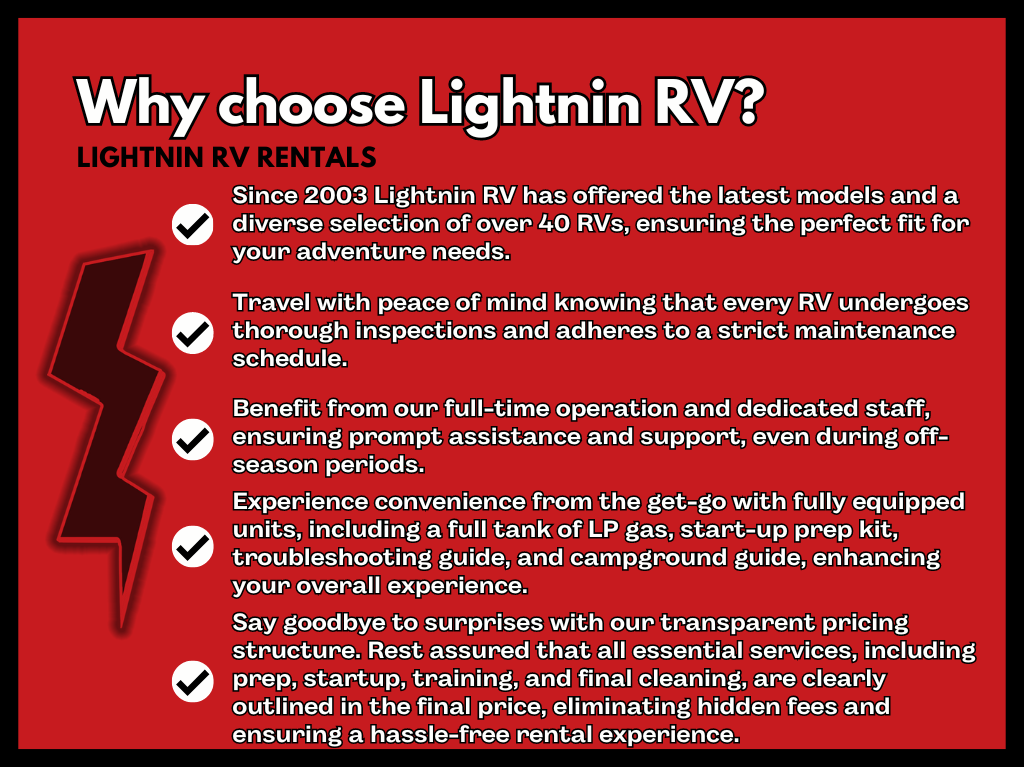 rental process at Lightnin RV